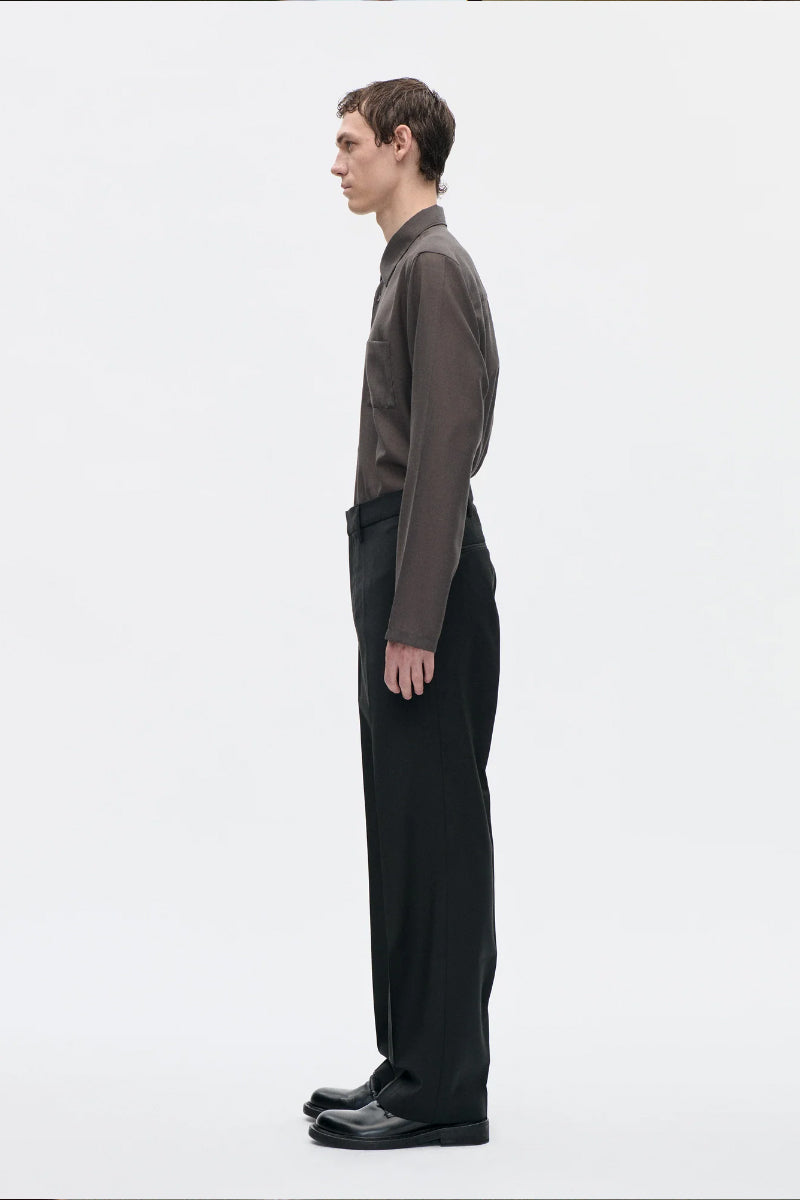 Dress Virgin Wool Trouser - Peat