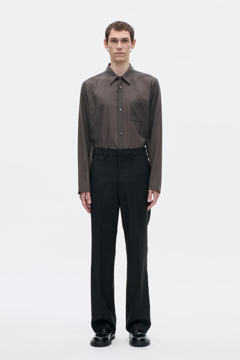 Dress Virgin Wool Trouser - Peat