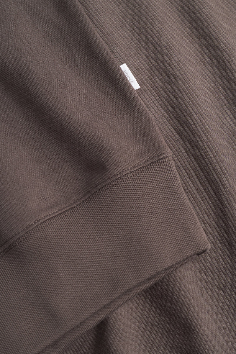 Norse Standard Half Zip Sweatshirt - Walnut