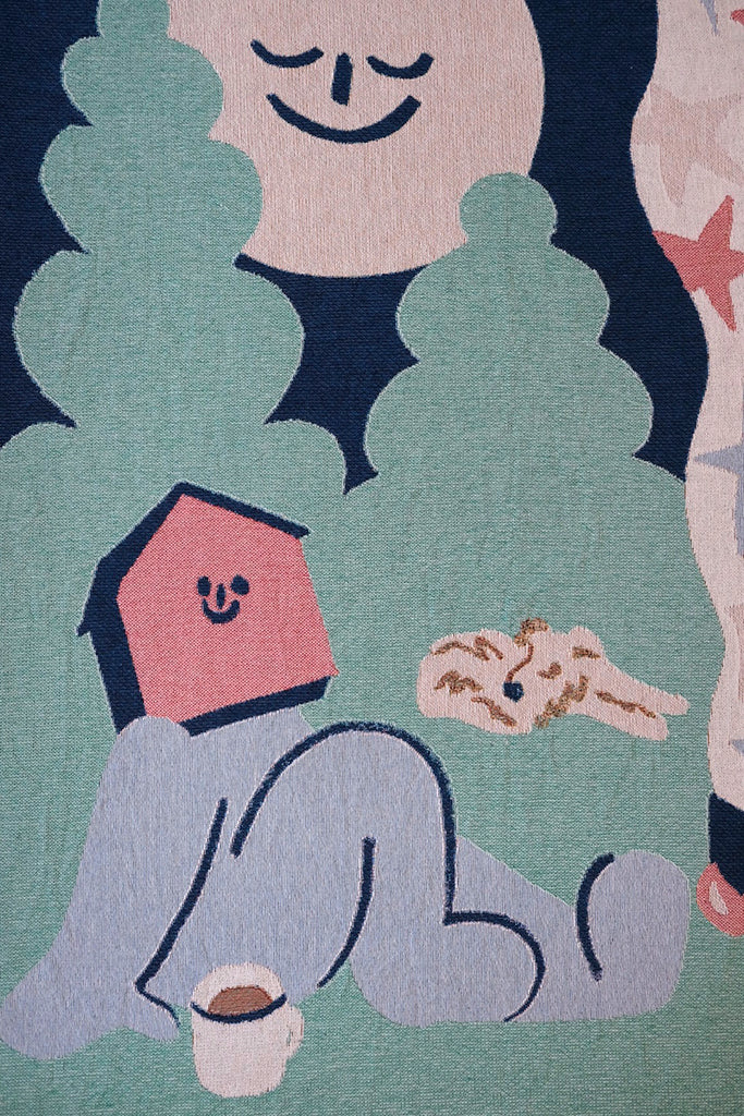 Happy Home - Woven Blanket (50 x 60 inches)