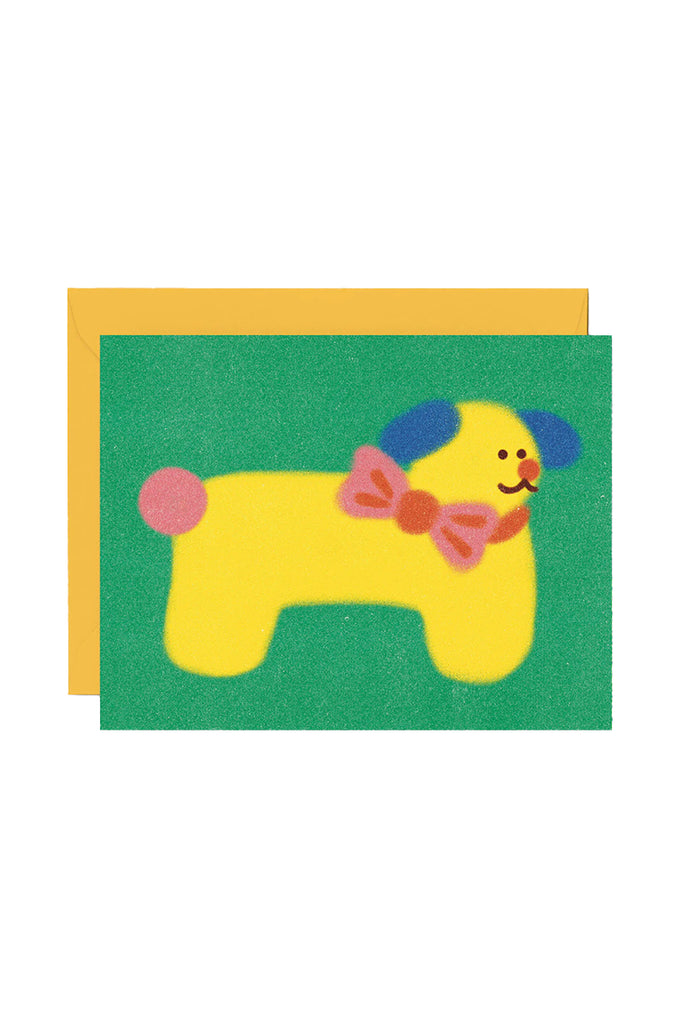 Birthday Dog by Zoey Kim - Greeting Card