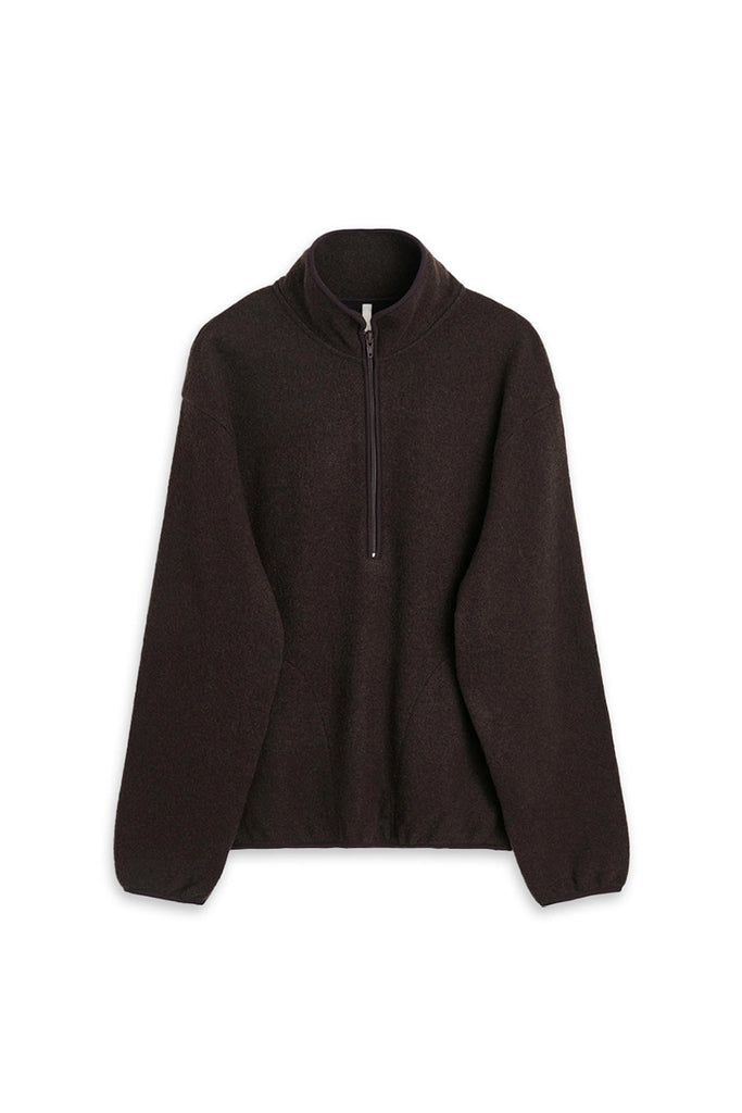 Wool Zip - Brown