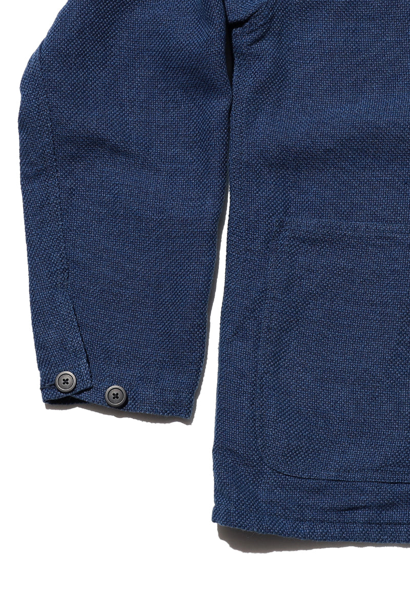 MIL Chore Jacket Cotton Linen - Navy