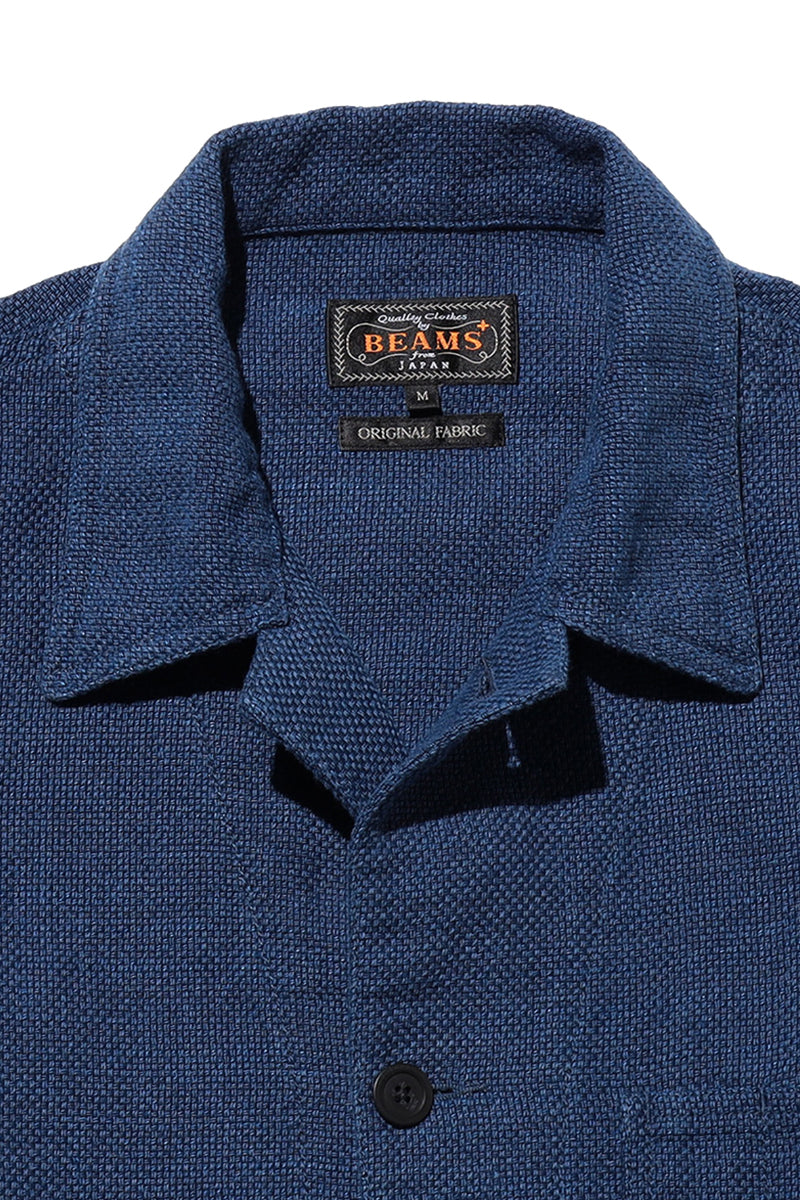 MIL Chore Jacket Cotton Linen - Navy
