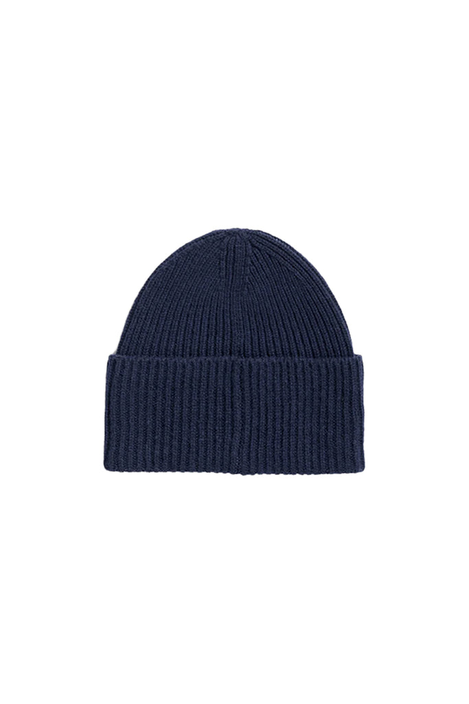 Norse Standard Merino Lambswool Beanie - Navy