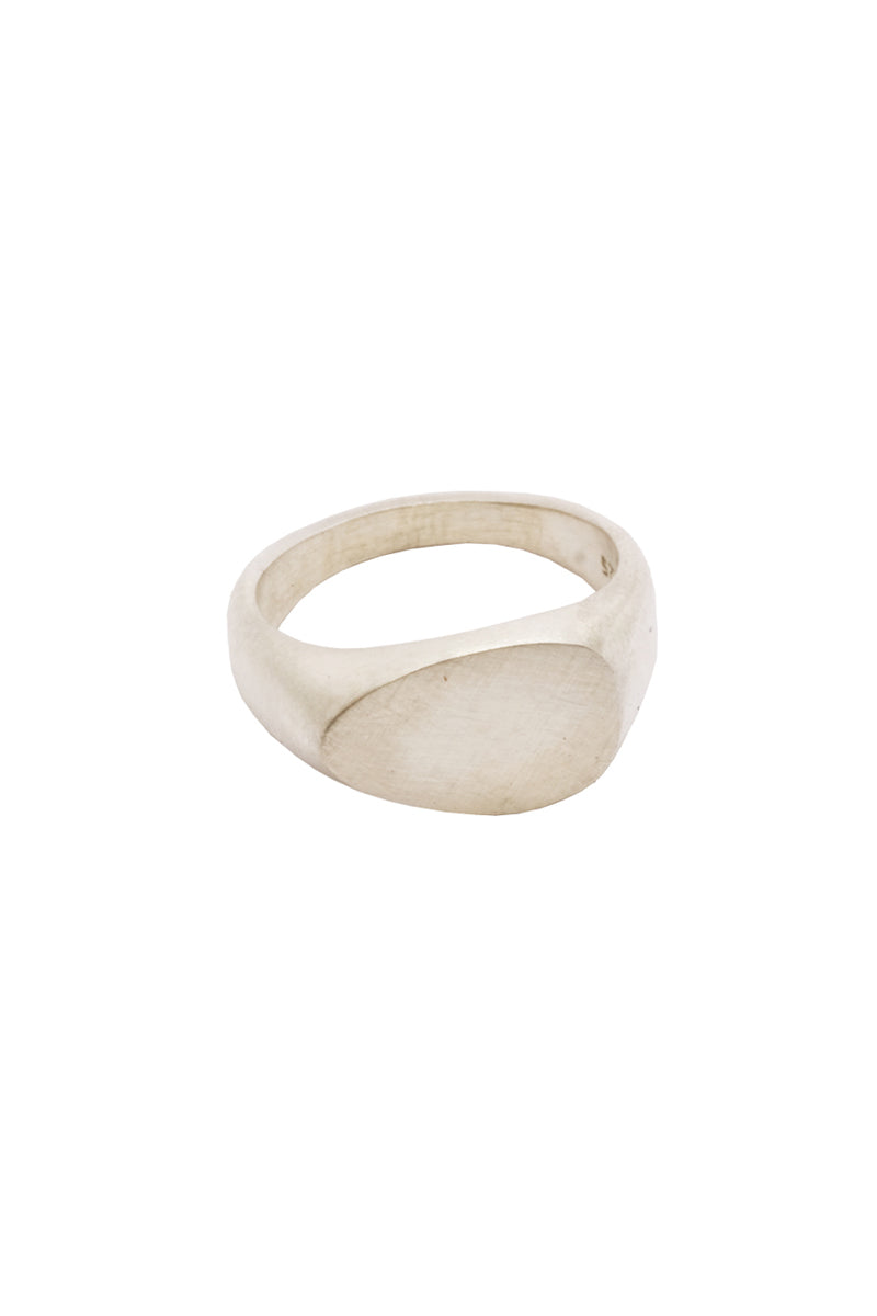 Weird O Signet Solid (Small) - Sterling Silver