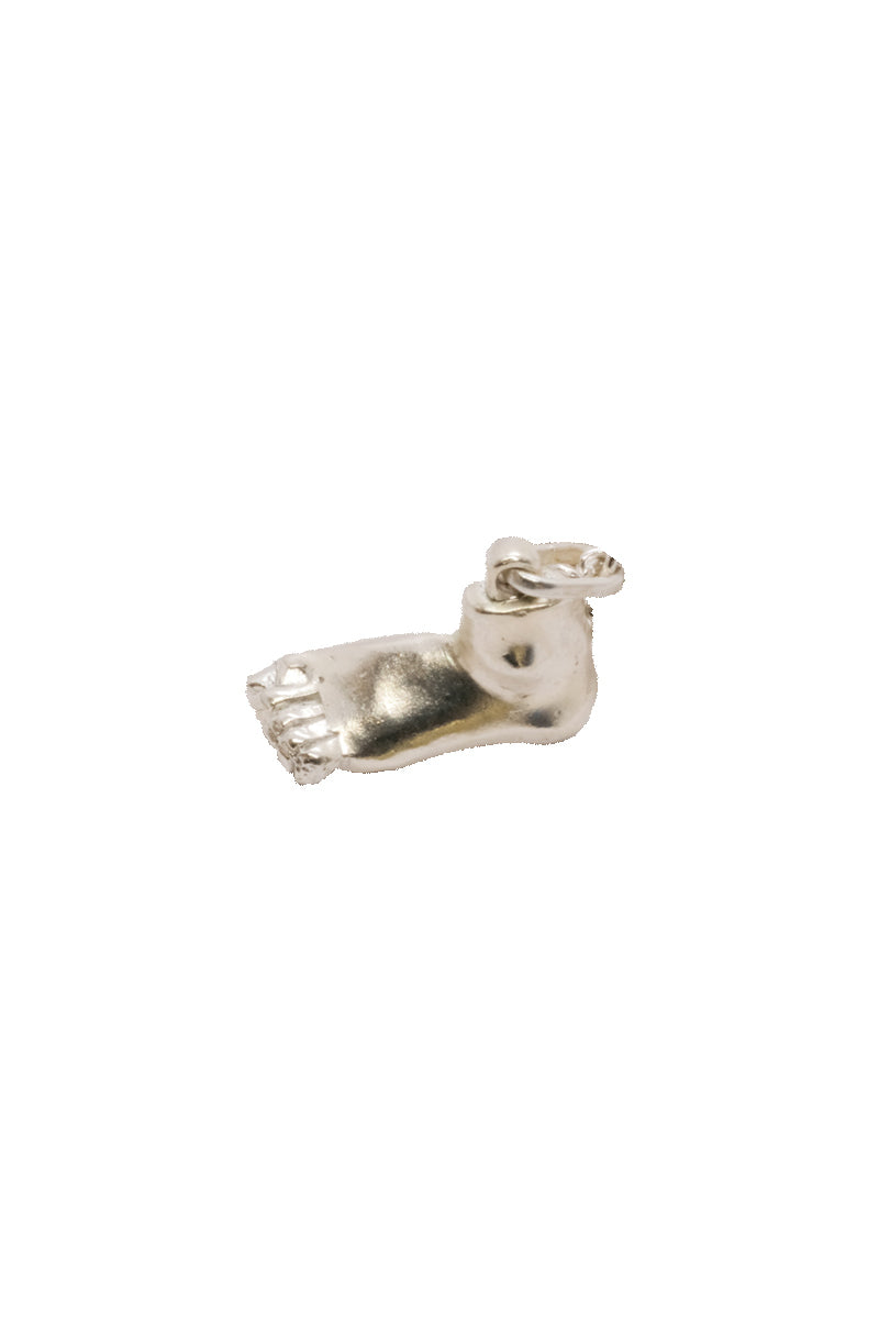 Foot Pendant & Chain - Sterling Silver