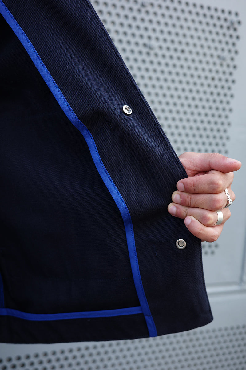 Artikel København A4 Chore Jacket - Navy Blue Heavy Canvas