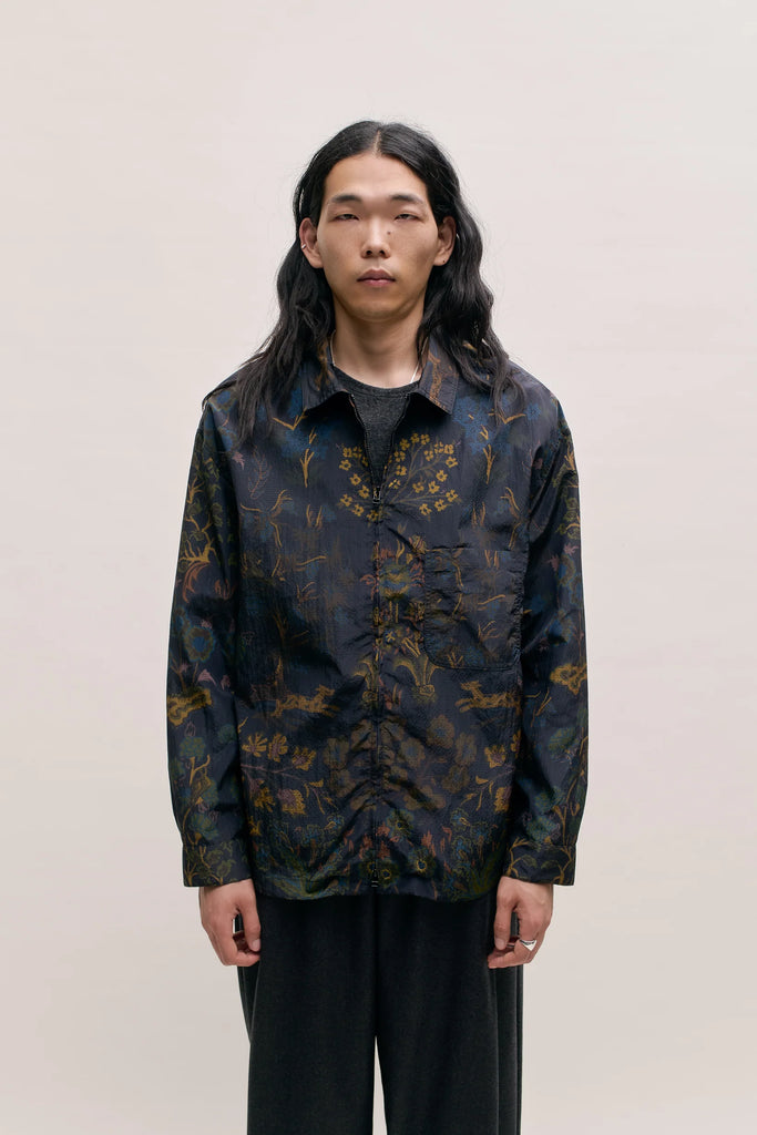 Alvaro Atelier Zip Shirt - Flower Carpet