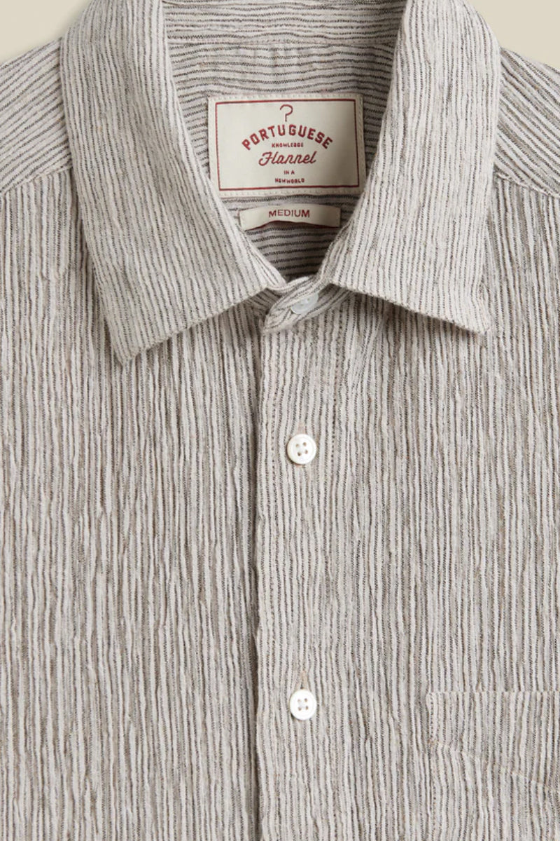 Aaron Short Sleeve Shirt - Sand