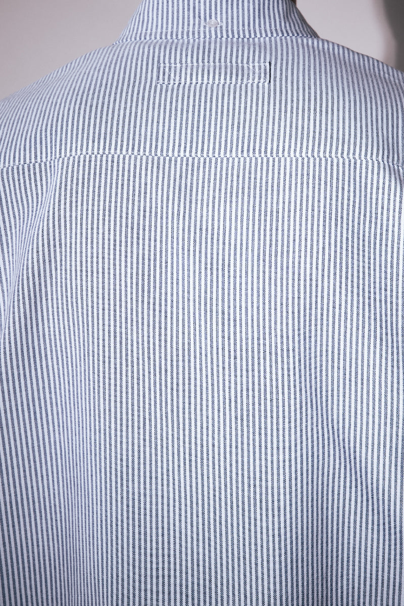 Alex Shirt - Dark Navy/White Stripe