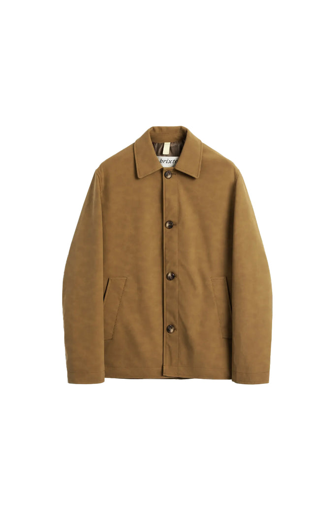 Alfred Faux Suede Jacket - Tan Suede
