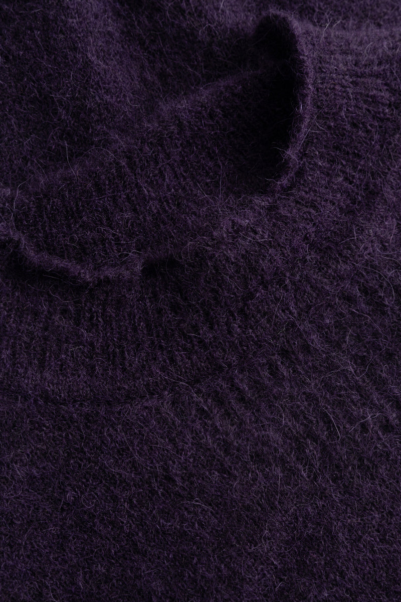 Nordevik Baby Alpaca Sweater - Vintage Violet