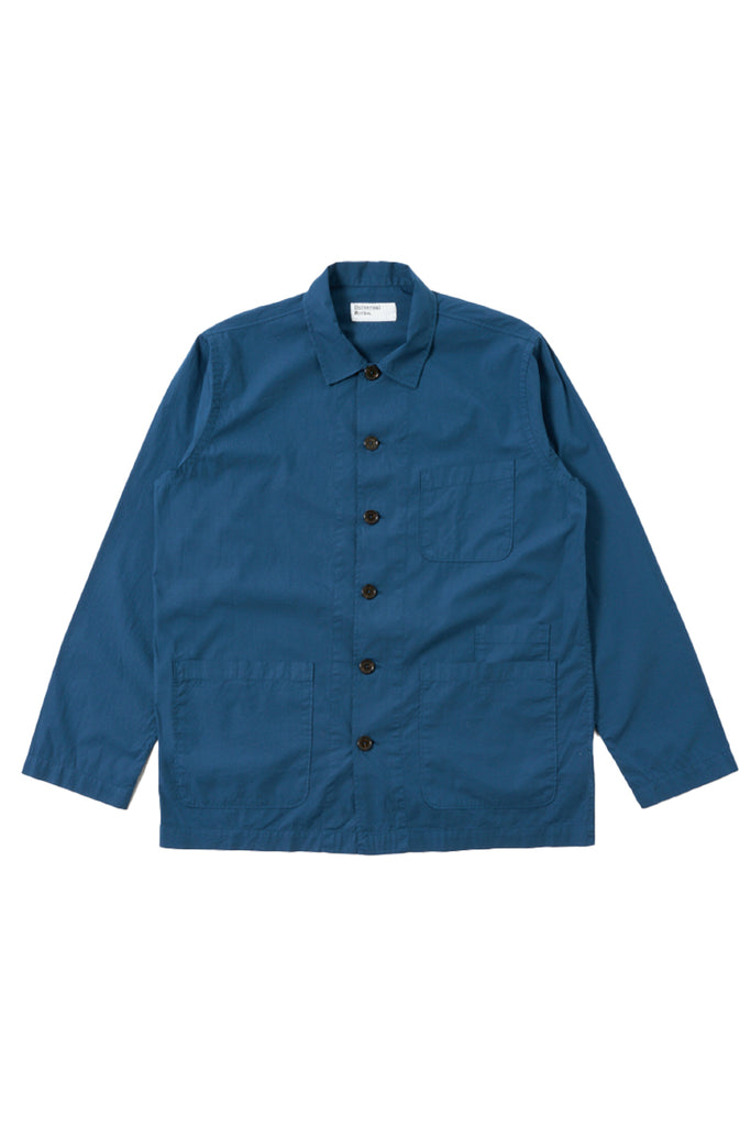 Bakers Overshirt - Navy Organic Fine Poplin