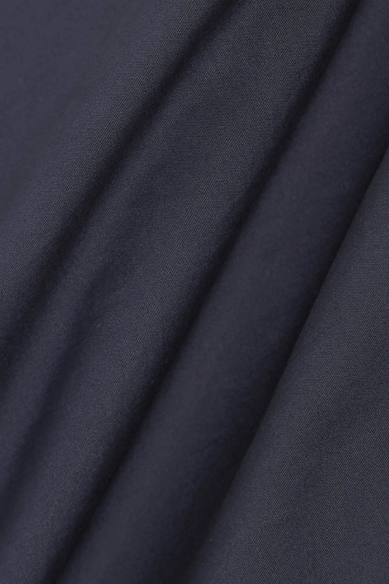 Peached Poplin Bakers Overshirt - Navy