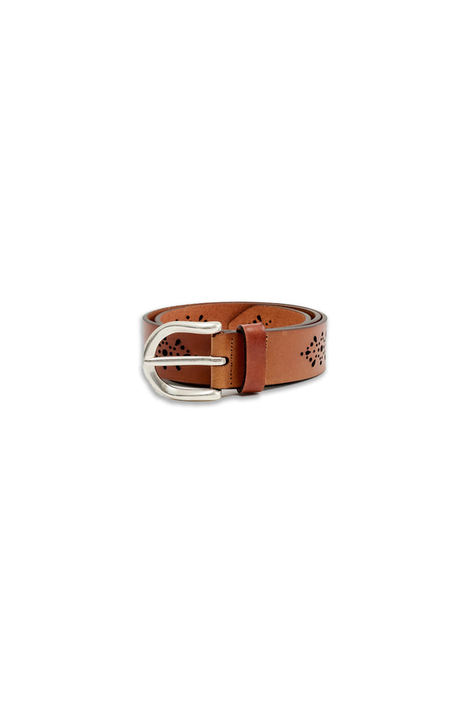 Balvir Studded Belt - Dried Tobacco