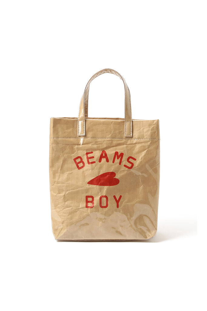 Beams Boy Logo Tote - Beige