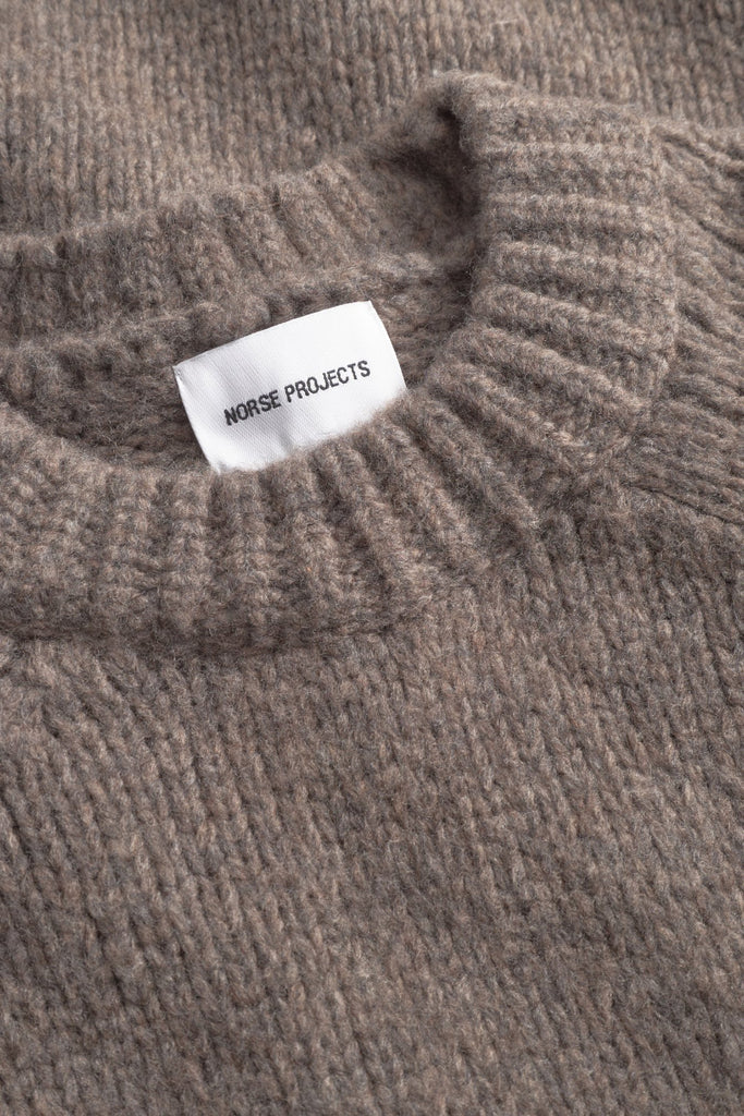 Birger Wool Raglan Knit - Walnut