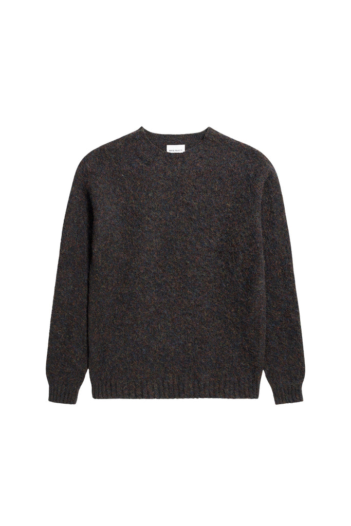 Birnir Brushed Lambswool Knit - Black Multi