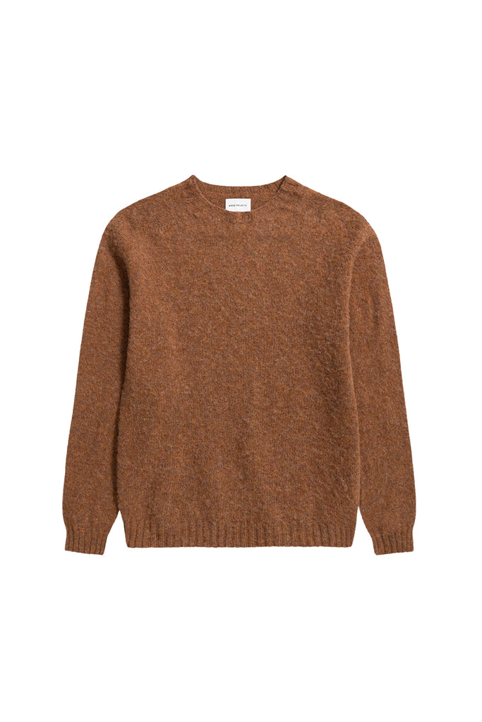 Birnir Brushed Lambswool - Burnt Orange