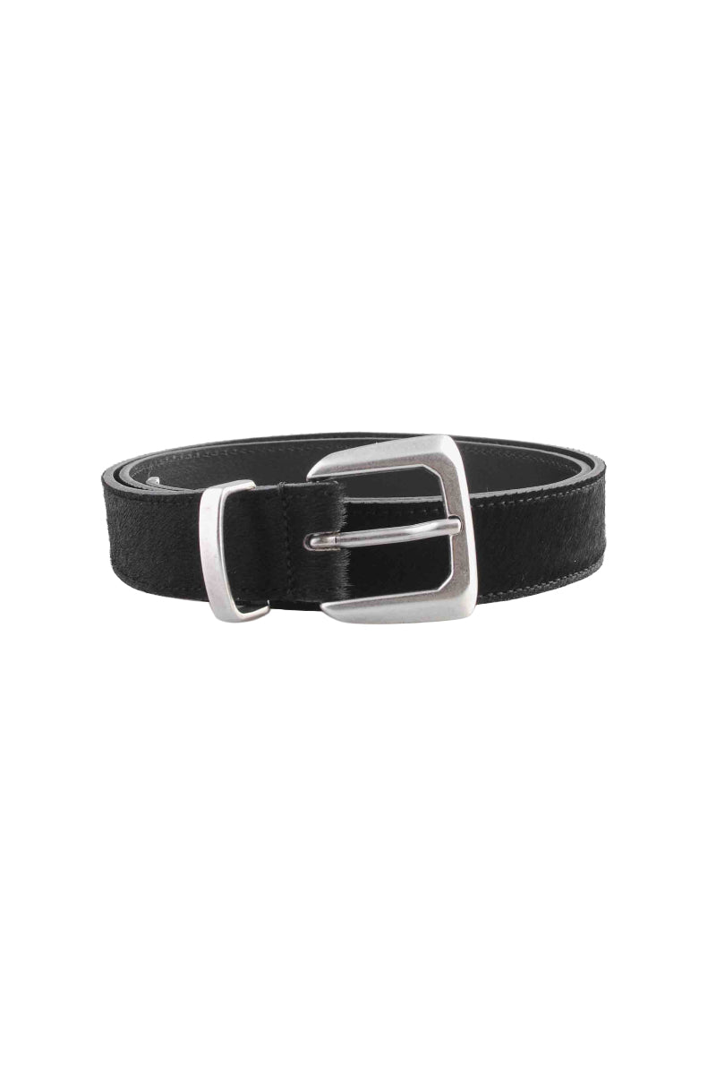 Molebo M2418 Belt - Black Pony Hair