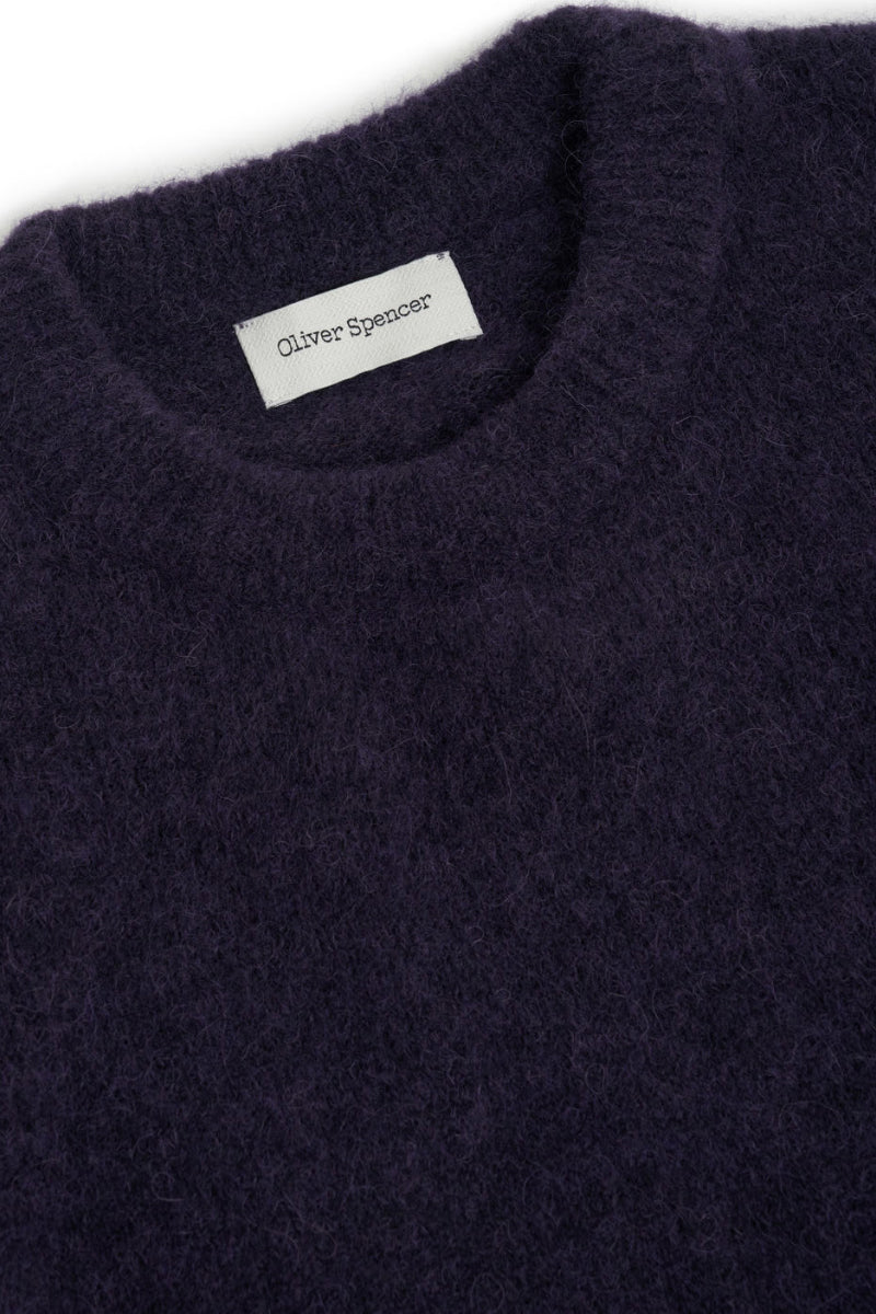 Blenheim Alpaca Jumper - Purple