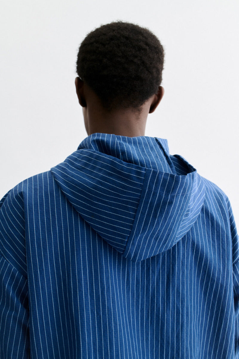 Tsavo Seersucker Jacket - Ocean Stripe
