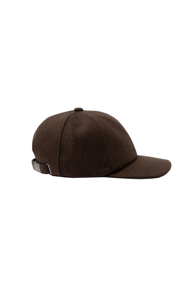 Boiled Wool Cap - Truffle