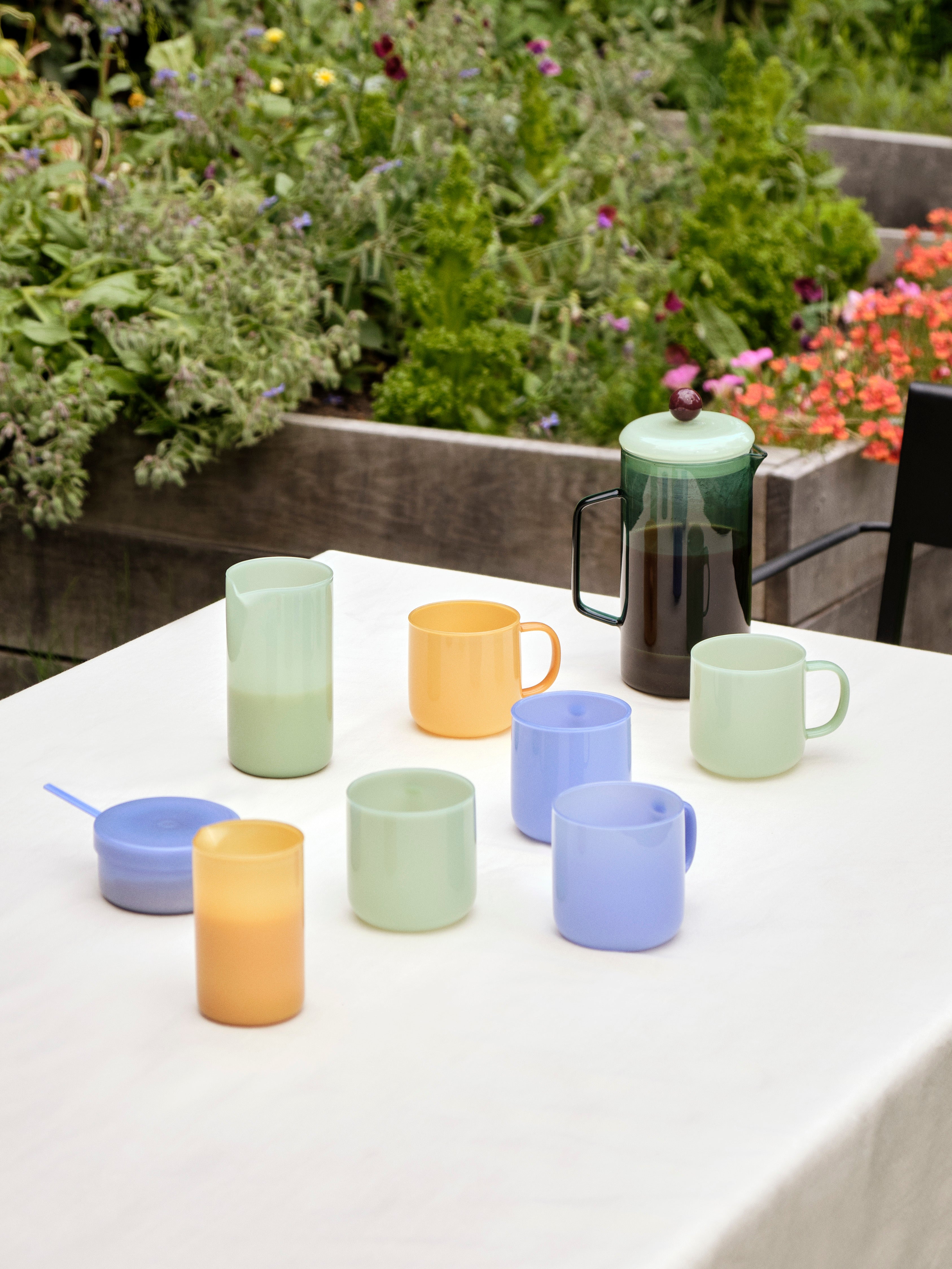 Borosilicate Jug Small - Light Yellow