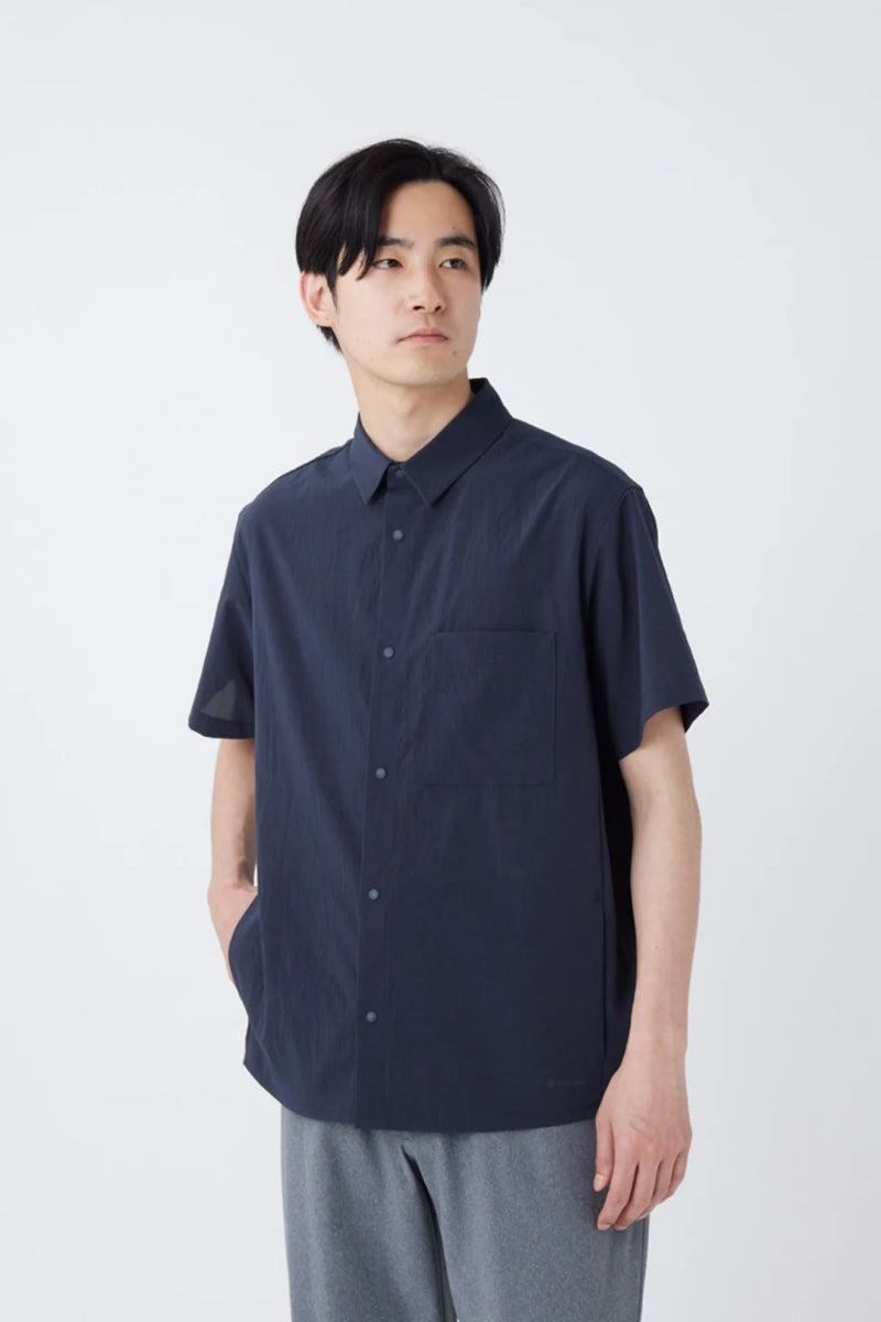 Breathable Quick Dry SS Shirt - Navy
