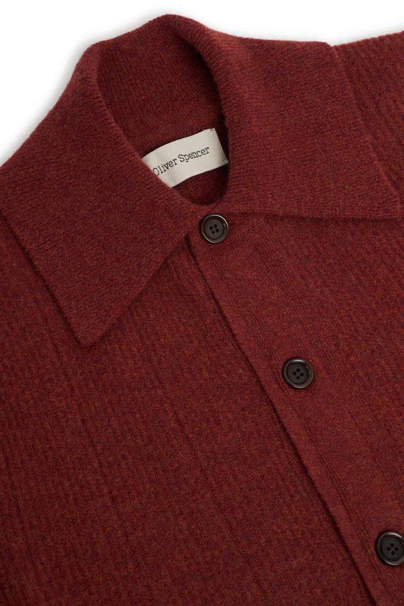 Britten Knitted Cardigan - Red