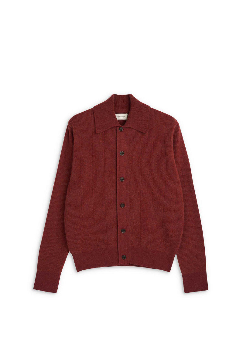 Britten Knitted Cardigan - Red