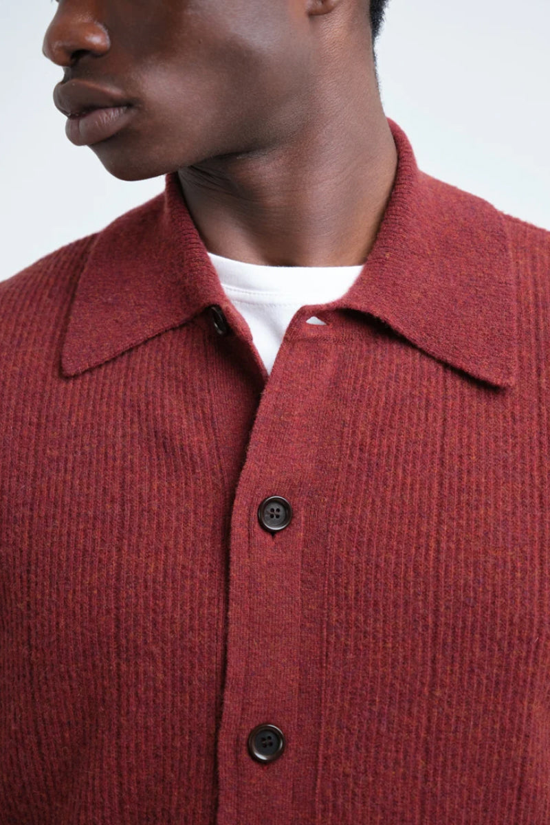 Britten Knitted Cardigan - Red