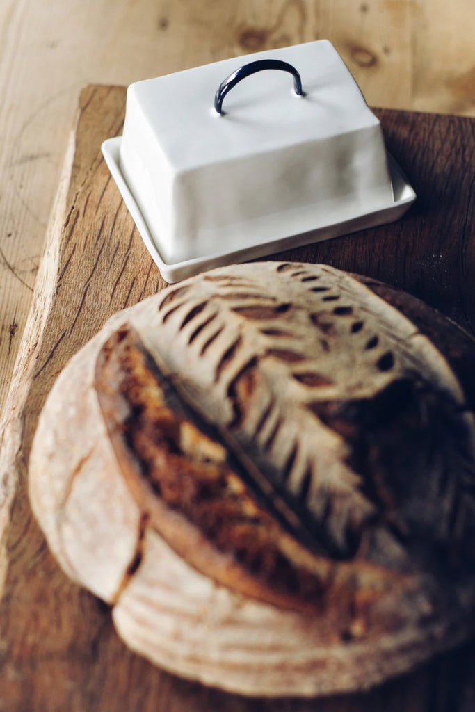 Butter Dish - Cobalt Blue