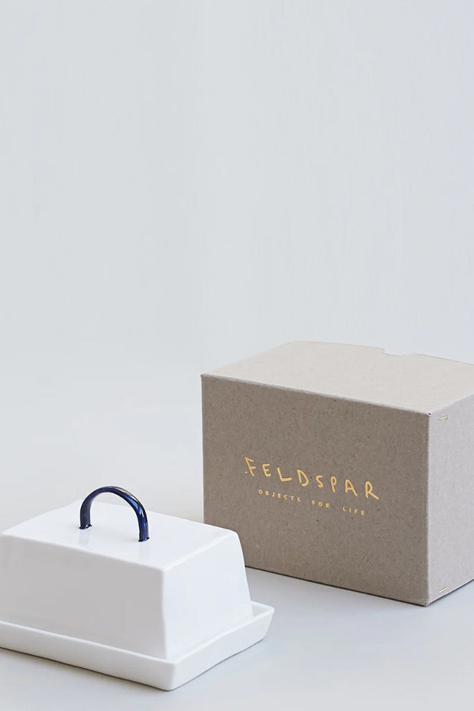 Butter Dish - Cobalt Blue