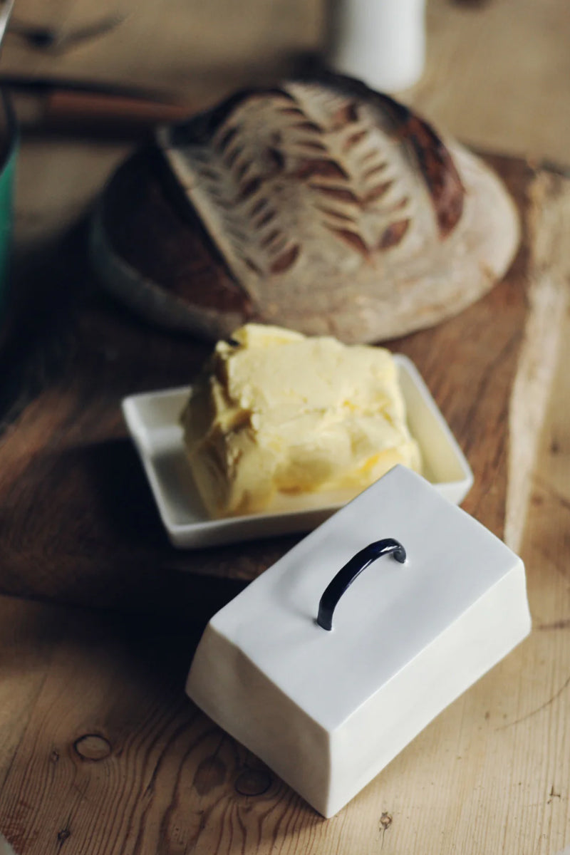 Butter Dish - Cobalt Blue
