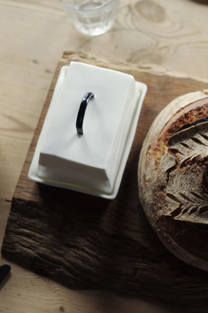 Butter Dish - Cobalt Blue
