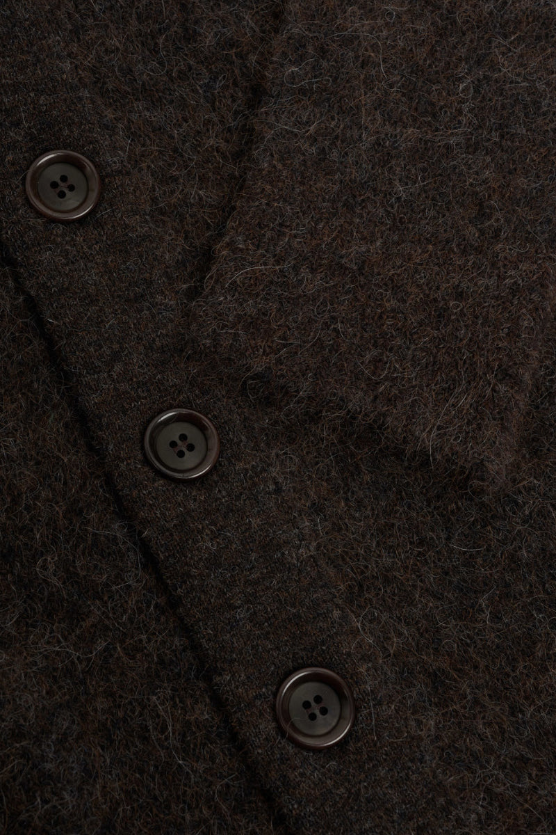 Caradale Alpaca Cardigan - Brown