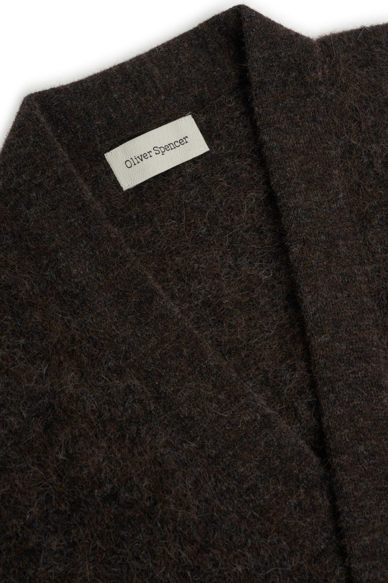 Caradale Alpaca Cardigan - Brown