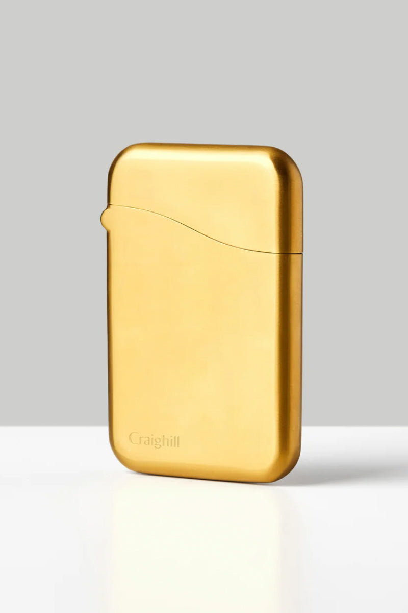 Summit Card Case - Brass