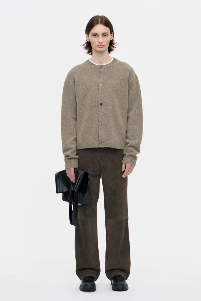 Berner Kuhl Boiled Wool Cardigan - Stone