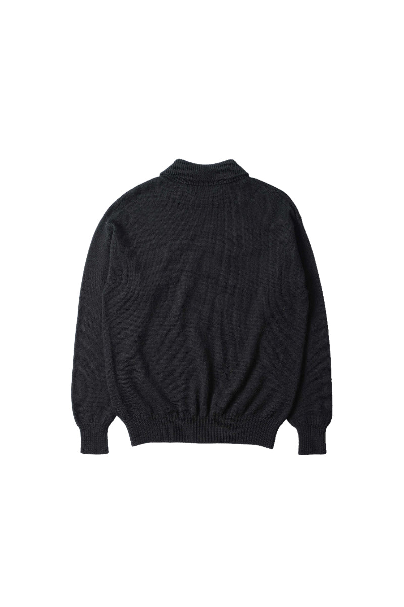 MHL. Chunky Collared Sweater - Black