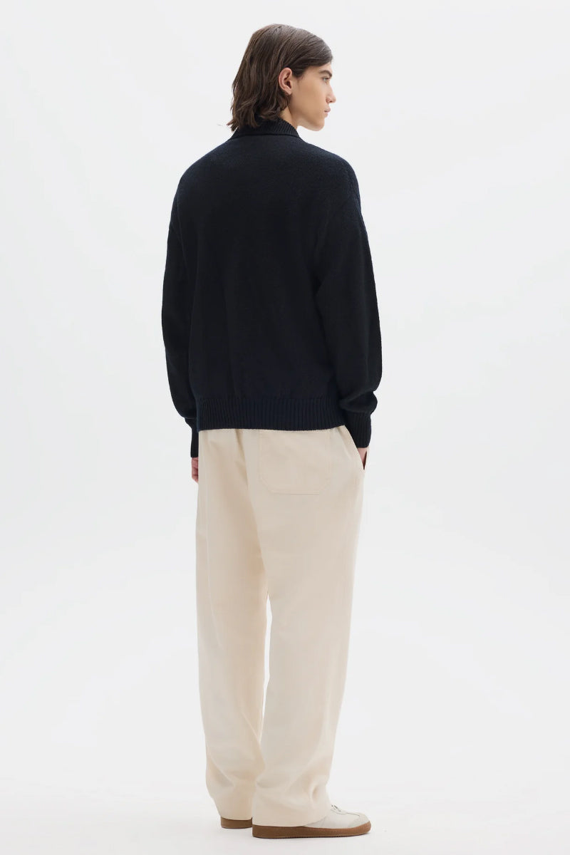 MHL. Chunky Collared Sweater - Black