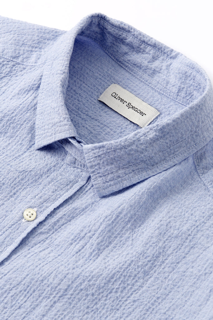 Clerkenwell Tab Shirt - Blue