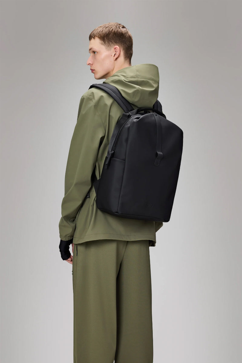 Clip Front Backpack - Black