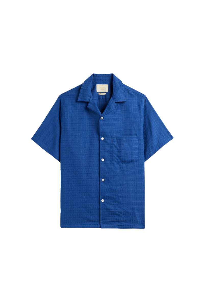 Cole Short Sleeve Shirt - Cobalt Blue