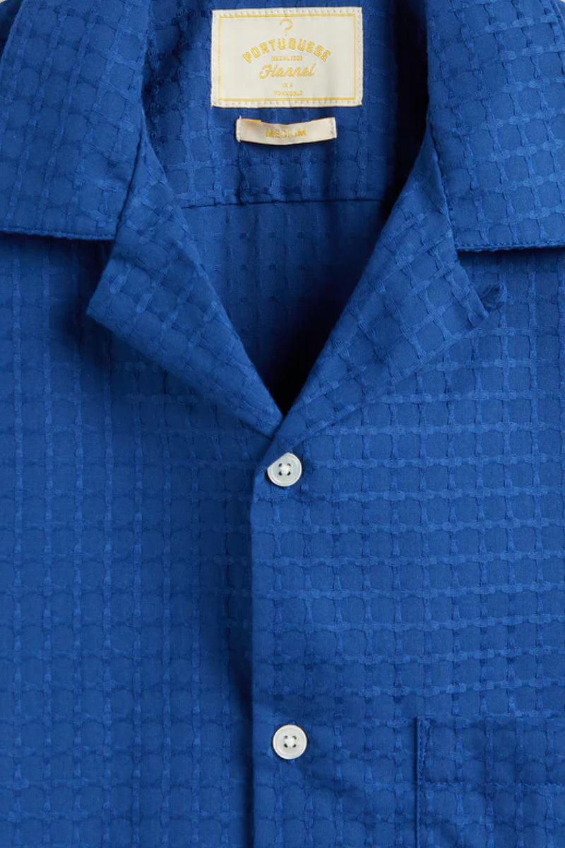 Cole Short Sleeve Shirt - Cobalt Blue