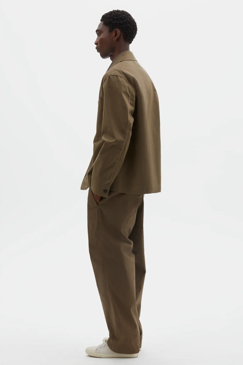 MHL. Minimal Blazer Cotton Blend Cordura - Khaki