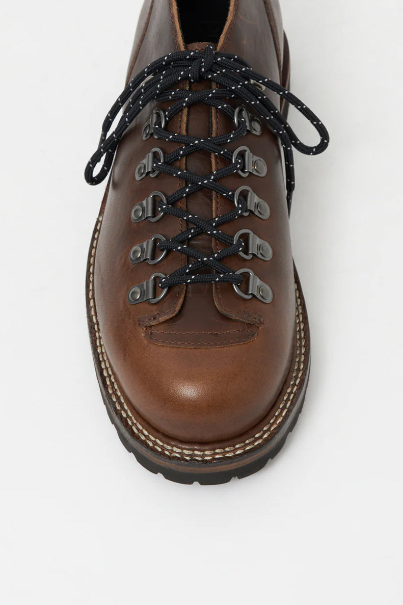 D-Type 01V Pull Up Leather Boot - Dublin Brown Nut