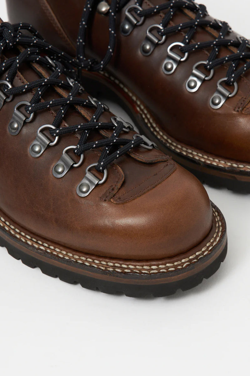 D-Type 01V Pull Up Leather Boot - Dublin Brown Nut